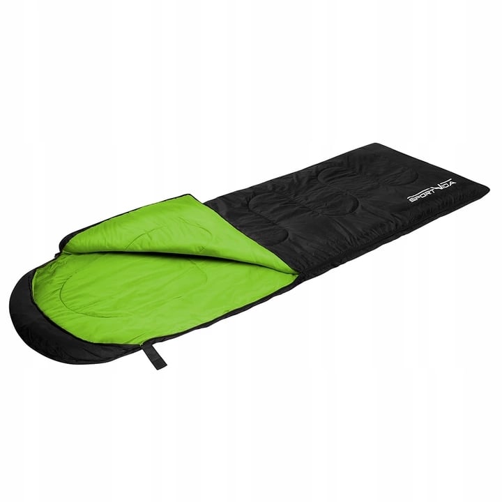 Спальный мешок SportVida SV-CC0003 Black/Green - фото 3