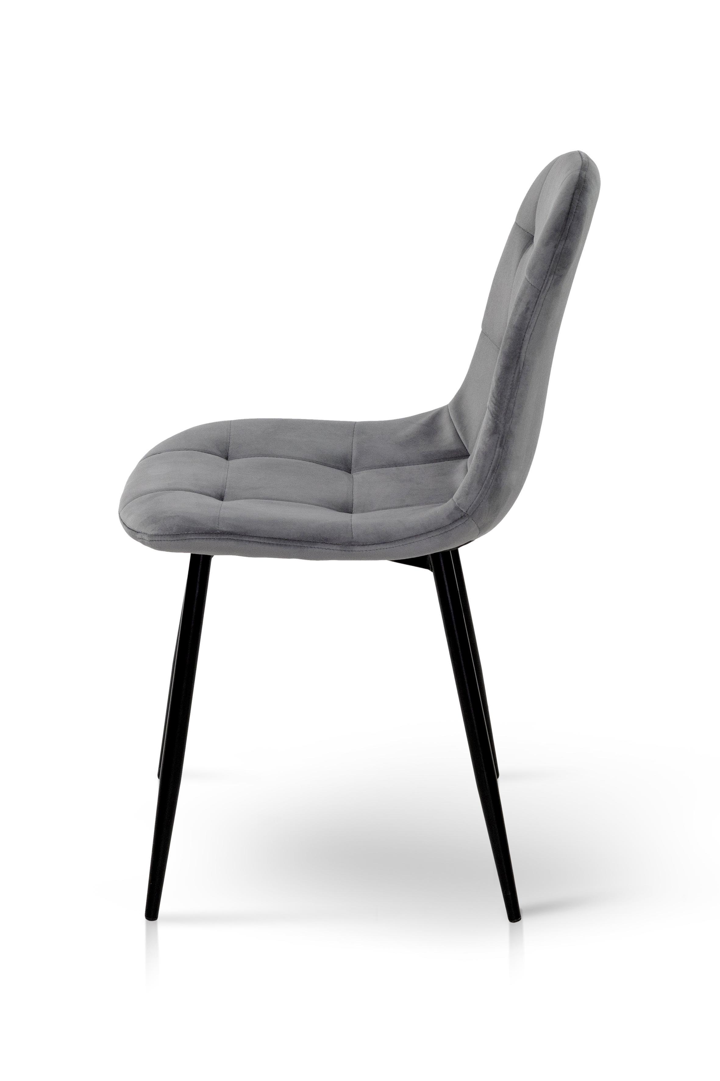 Стілець для кухні та вітальні ГРЕЙС Квест 430х860х490 мм Чорний/Сірий (GAА0056404) - фото 3 Стілець для кухні та вітальні ГРЕЙС Квест 430х860х490 мм Чорний/Сірий (GAА0056404) - фото 3