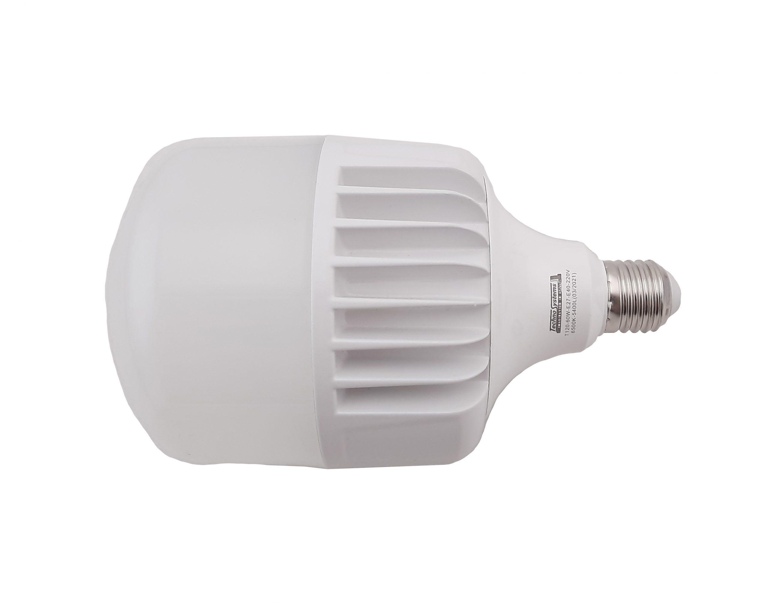 Лампа світлодіодна TechnoSystems LED Bulb T120 60Вт E27/E40 6500К 5400Лм ICCD TNSy5000511