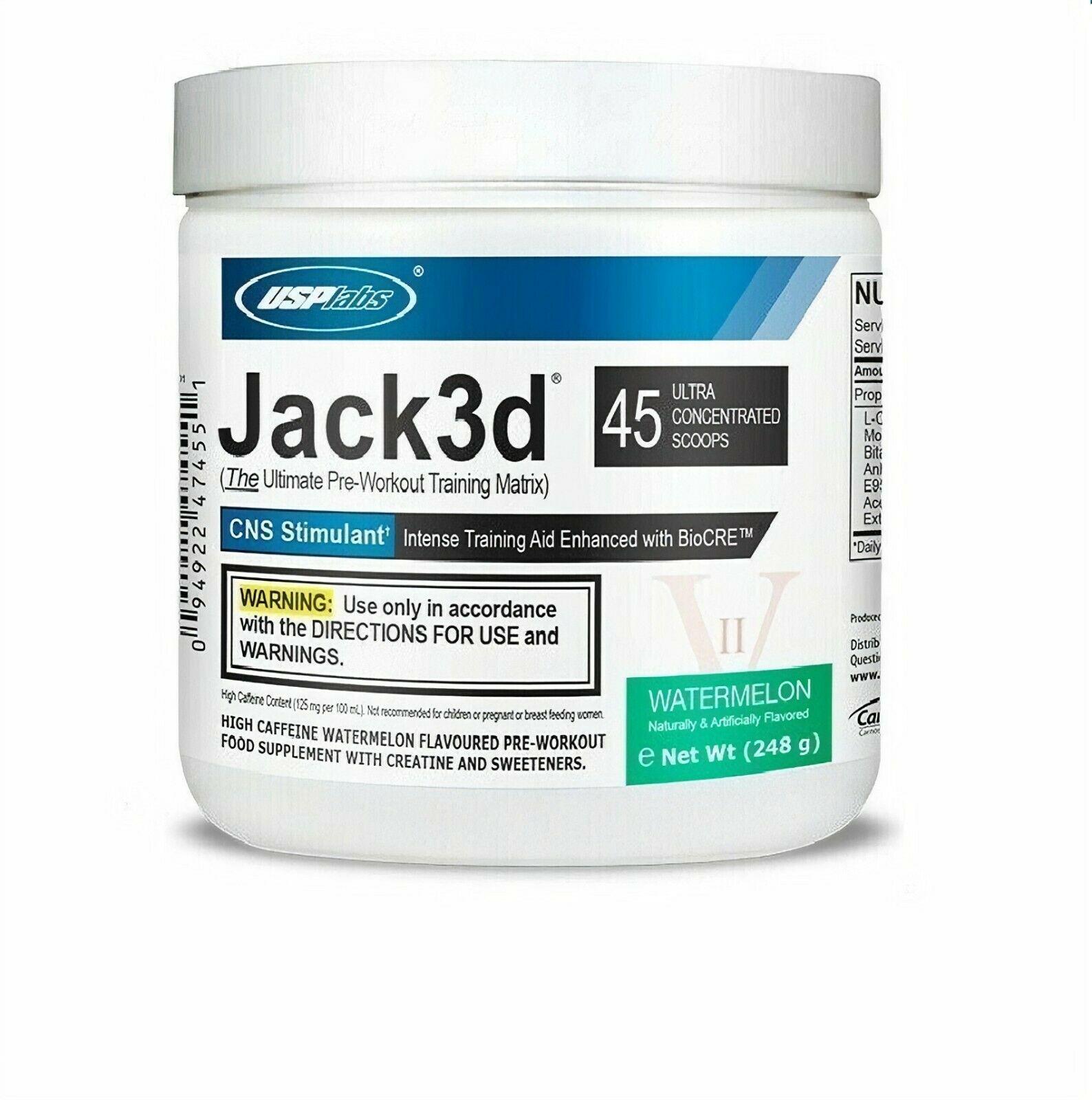 Комплекс передтренувальний USPlabs Jack3d Watermelon 248 g