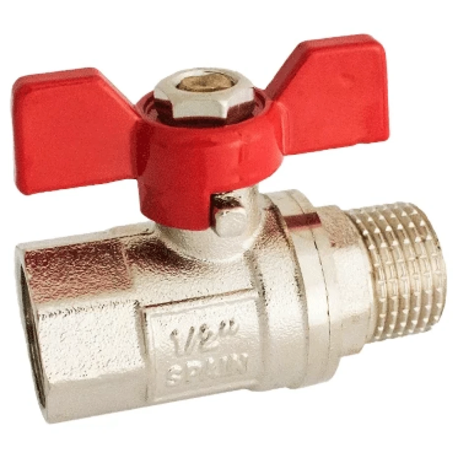 Кран шаровой Karro Standard+ 3/4" ВЗ прямой латунь (AKD53806)