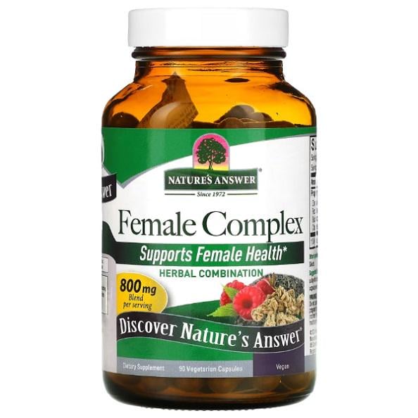 Смесь экстрактов Nature's Answer Female Complex 90 вег. капс. (23712969) Смесь экстрактов Nature's Answer Female Complex 90 вег. капс. (23712969)