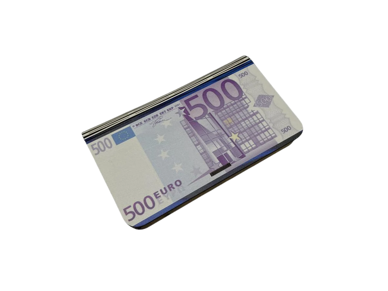 Коробка для денег подарочная "500 Euro" деревянная 17х10х2 см (KF-236)