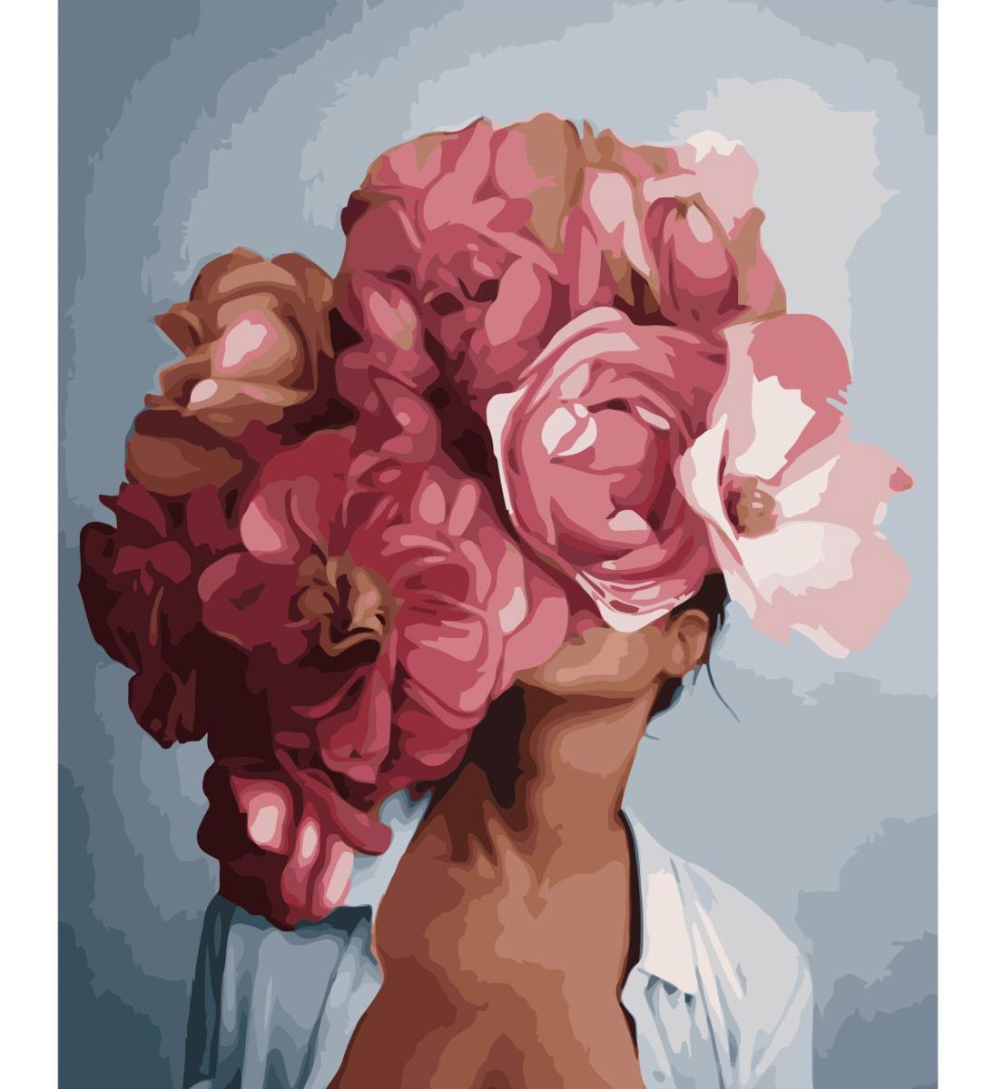 Картина по номерам Strateg Цветочный соблазн 40x50 см (VA-2541)