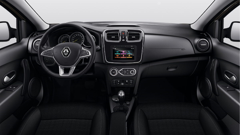 Стекло защитное Pixsel гибридный глянец на монитор Renault LOGAN 6,9“ 2017