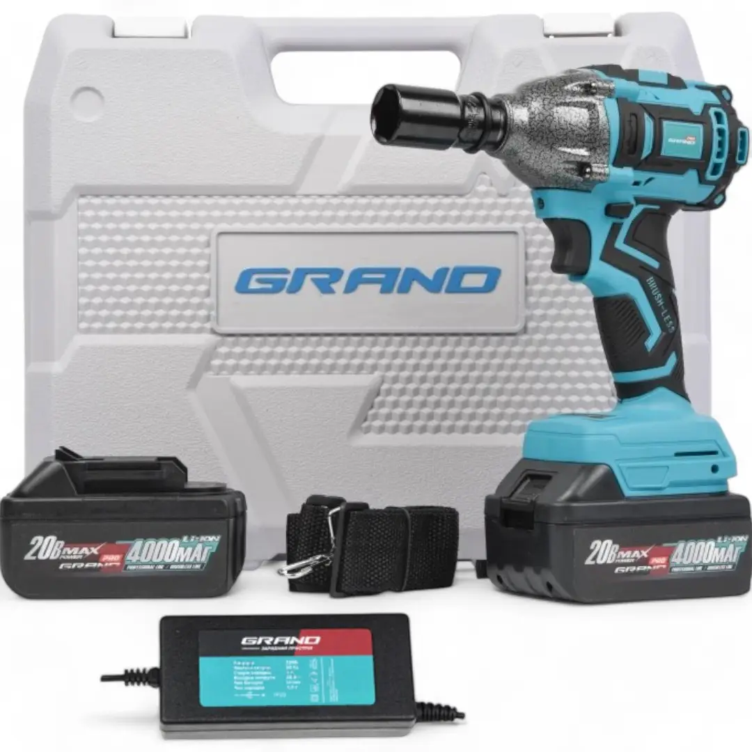 Гайковерт акумуляторний Grand АГ-21UBL/PRO
