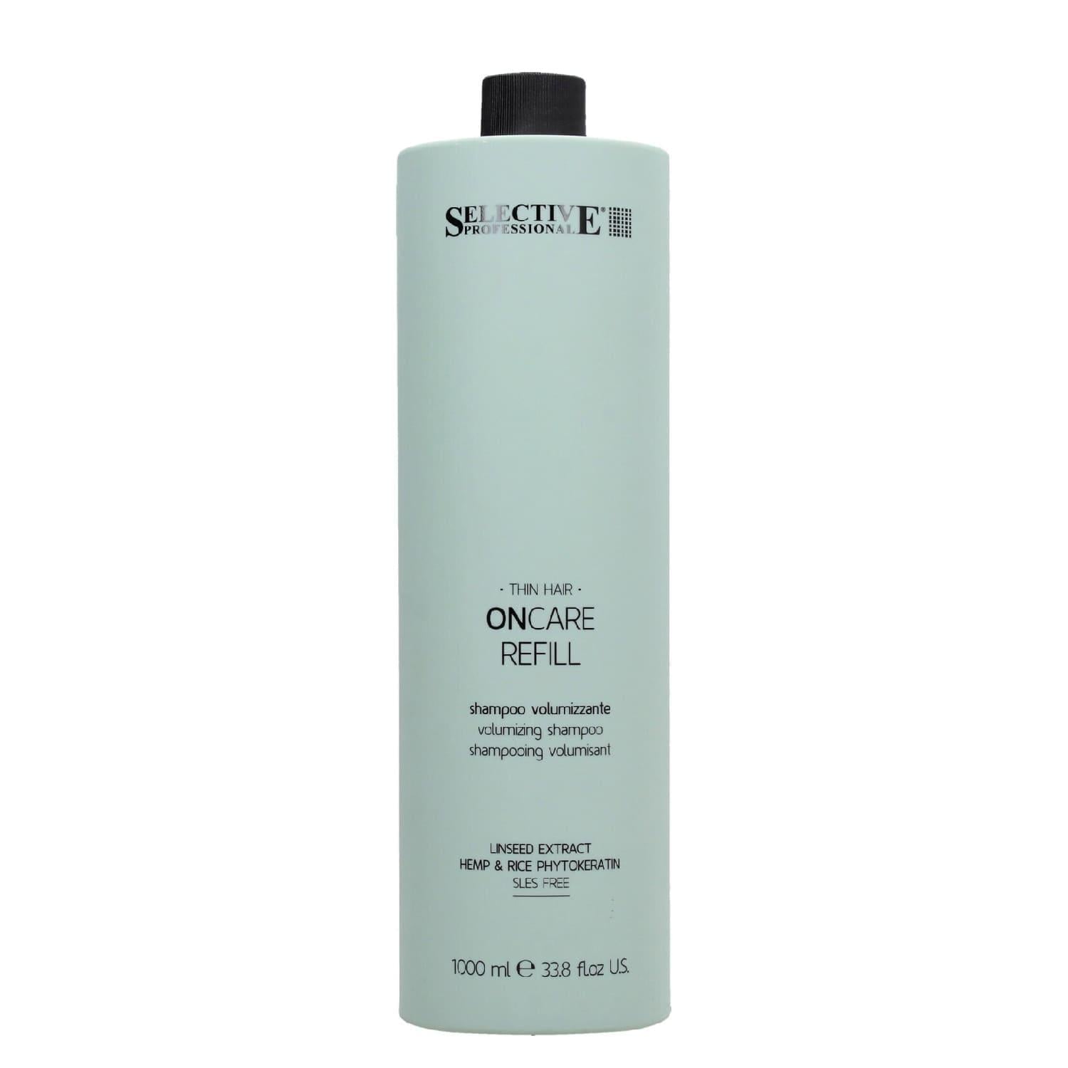 Шампунь для объема волос Selective Professional Refill Shampoo 1000 мл