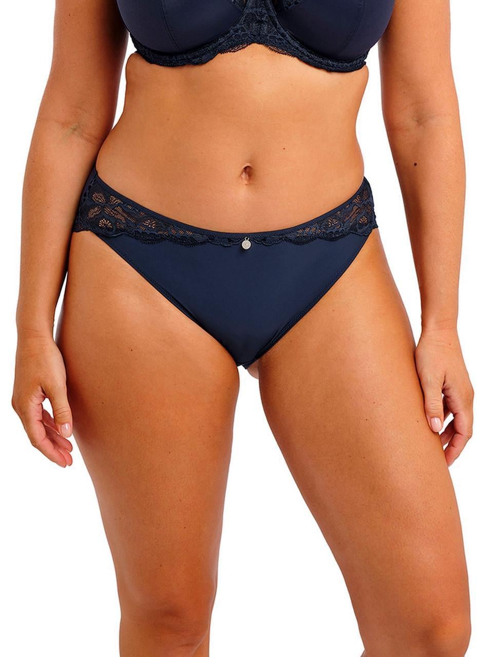Трусики Fantasie Reflect 101850 с кружевом женские XL Синий (193773562360)