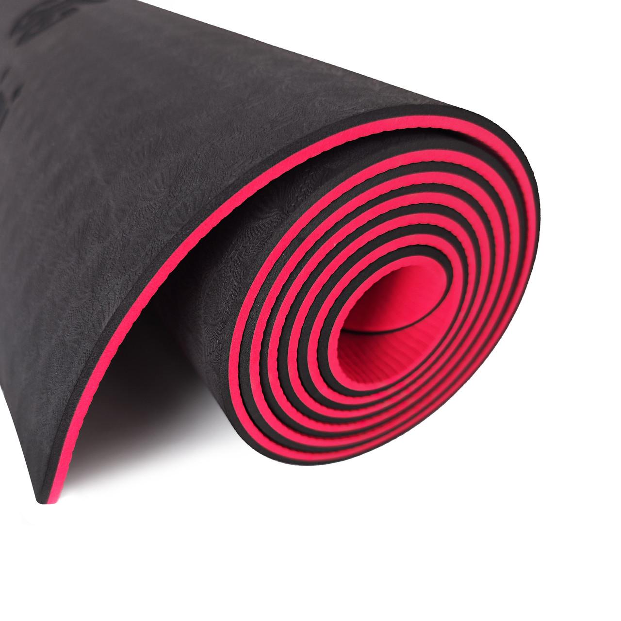 Коврик для фитнеса и йоги Gemini Pro GE-6BR TPE/TC 6 мм (14729316) - фото 2 Коврик для фитнеса и йоги Gemini Pro GE-6BR TPE/TC 6 мм (14729316) - фото 2