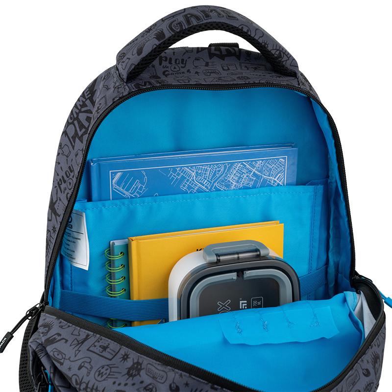 Школьный рюкзак GoPack Education GO25-175M-8 Cool Game с анатомической спинкой (995129) - фото 8 Школьный рюкзак GoPack Education GO25-175M-8 Cool Game с анатомической спинкой (995129) - фото 8