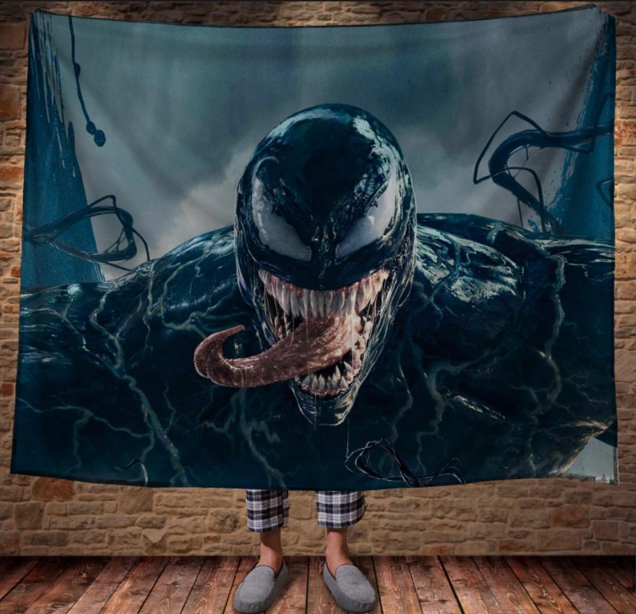 Плед с 3D принтом Веном 150х200 см (epi_0361) Плед с 3D принтом Веном 150х200 см (epi_0361)