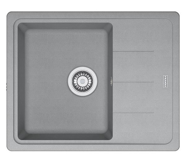 Мойка для кухни с крылом Franke Basis BFG 611-62 фрагранитная прямоугольная Серый камень (114.0565.090)