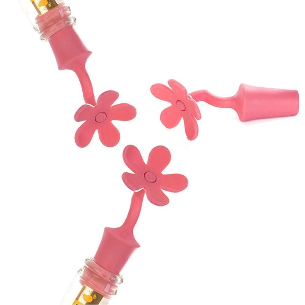 Корок силіконовий Квітка для пляшок 1 шт. Рожевий (27086233) - фото 8 Корок силіконовий Квітка для пляшок 1 шт. Рожевий (27086233) - фото 8