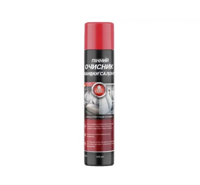 Пенный очиститель обивки салона GNL Upholstery Foam Cleaner 650 мл