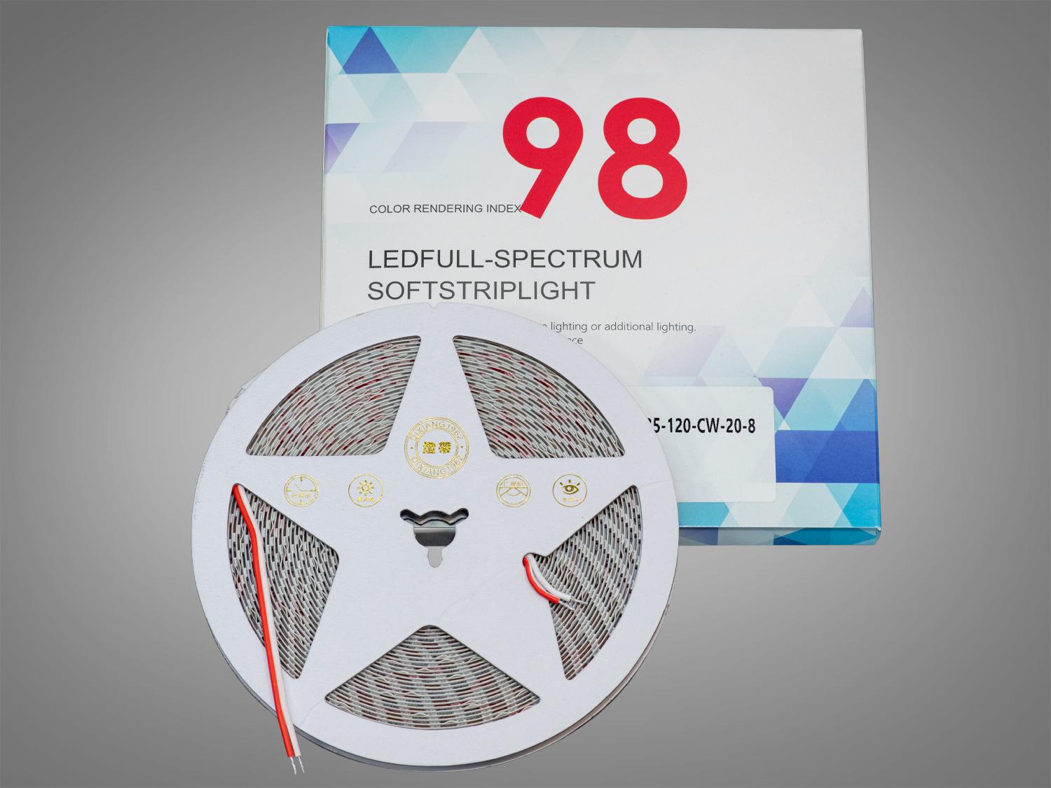 Світлодіодна стрічка 24 В 120 діодів на метр 8 мм Холодний білий (P24-2835-120-CW-20-8) - фото 2 Світлодіодна стрічка 24 В 120 діодів на метр 8 мм Холодний білий (P24-2835-120-CW-20-8) - фото 2