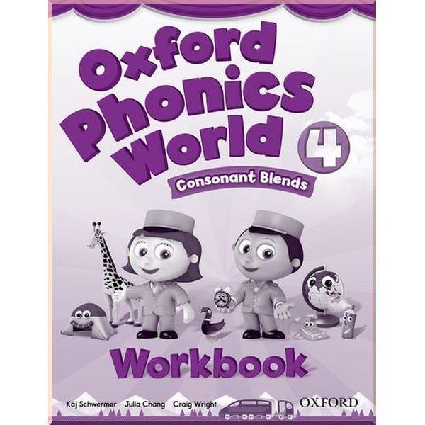 Рабочая тетрадь Oxford Phonics World 4 Workbook