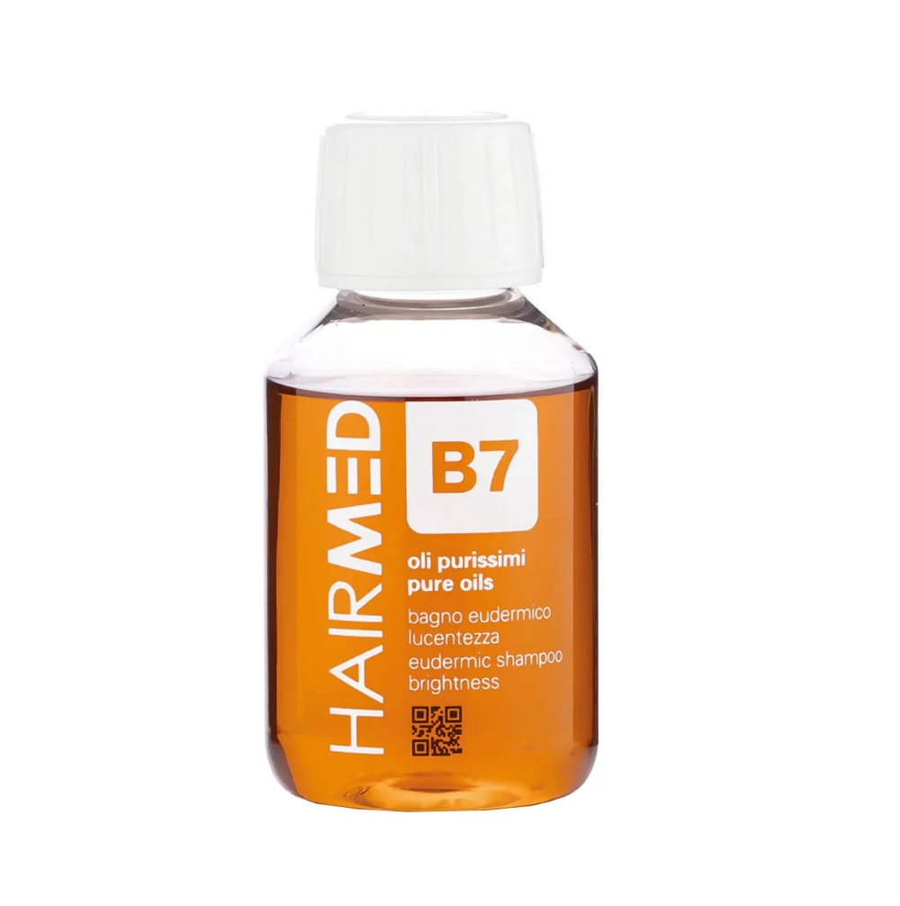 Шампунь еудермальний з вишуканими оліями для блиску волосся HAIRMED B7 Pure Oils Eudermic Shampoo Brightness 100 мл