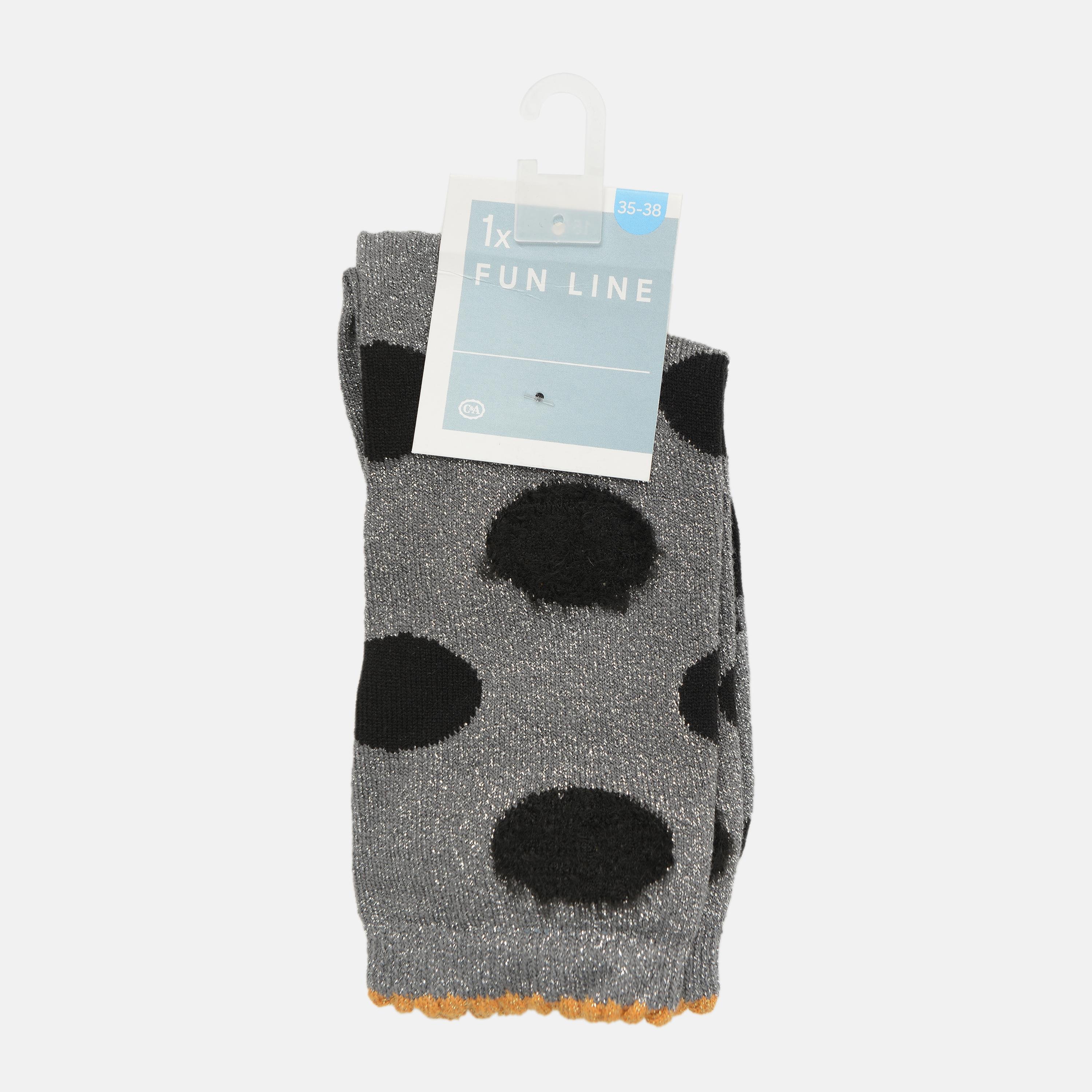 Носки C&A Горох р. 39-42 Серебристый (5867564700808)