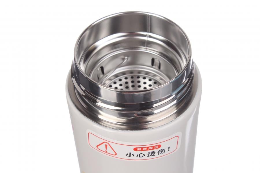 Термос с сеточкой Мишка 330 мл Бежевый (61-5846) - фото 3 Термос с сеточкой Мишка 330 мл Бежевый (61-5846) - фото 3