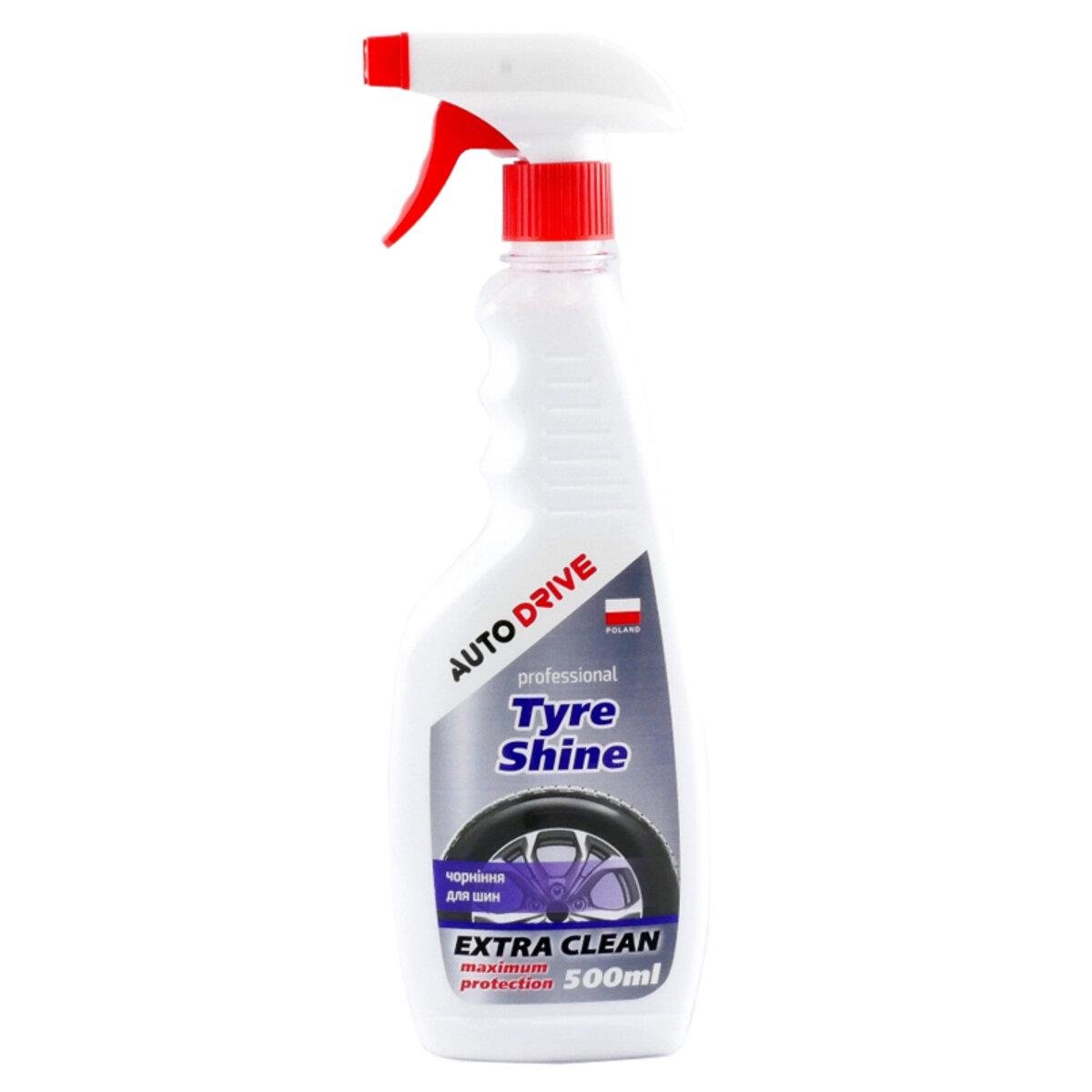 Чернение для шин AUTODRIVE Tyre Shine для чистки и защиты от ультрафиолета 500 мл (AD0060)