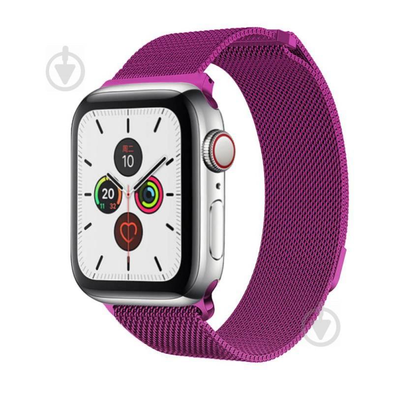 Браслет BeWatch для Apple Watch series 3 | 4 | 5 | 6 с шириной корпуса 38 | 40 мм Ремешок миланская петля Purple (1050211) Браслет BeWatch для Apple Watch series 3 | 4 | 5 | 6 с шириной корпуса 38 | 40 мм Ремешок миланская петля Purple (1050211)