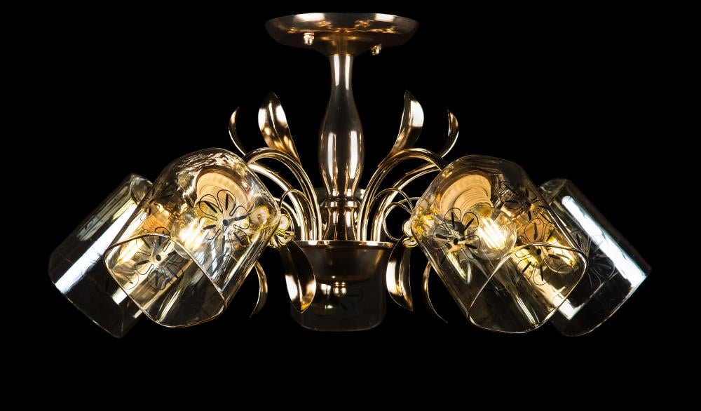 Люстра с плафонами Ray L7419A/5 FGD (IR006440)