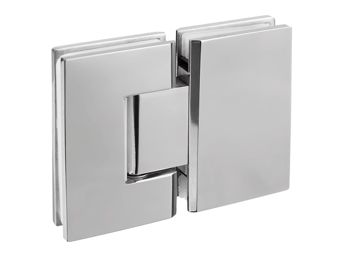 Петля Giff 303 без фаски PSS 304 180° скло-скло Хром полірований (25228967)