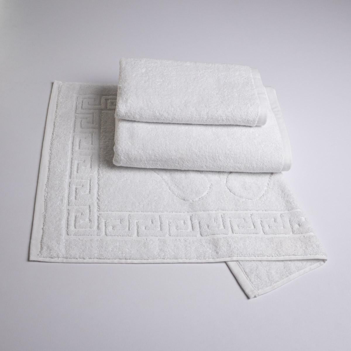 Набор гостиничных махровых полотенец GM Textile 50х70/50х90/70х140 см 3 шт. Белый (nm500n-k3-white)
