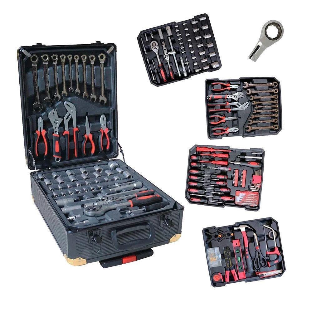 Набор инструментов в чемодане с трещеткой ART отвертки/ключи/насадки 408 пр. - фото 2 Набор инструментов в чемодане с трещеткой ART отвертки/ключи/насадки 408 пр. - фото 2