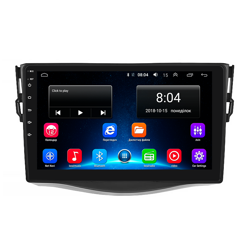 Магнитола штатная Lesko для Toyota RAV4 III XA30 рестайлинг 2010-2016 г. (8480-33202)