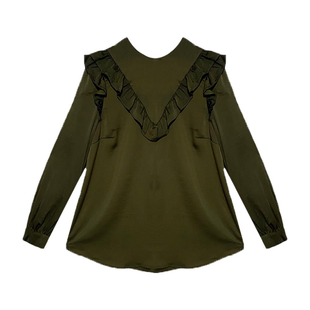 Блуза р. 42 Хаки (4190684log)