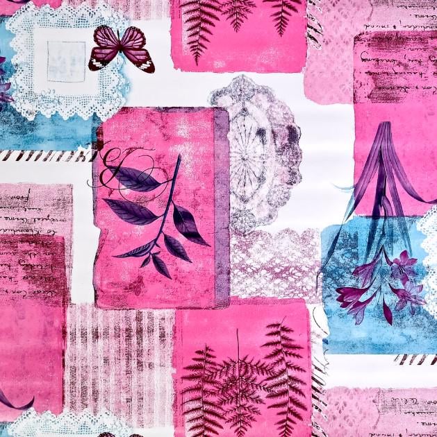 Клейонка ПВХ на нетканинній основі DEMO ущільнена 1,40х20 м (LU000385)