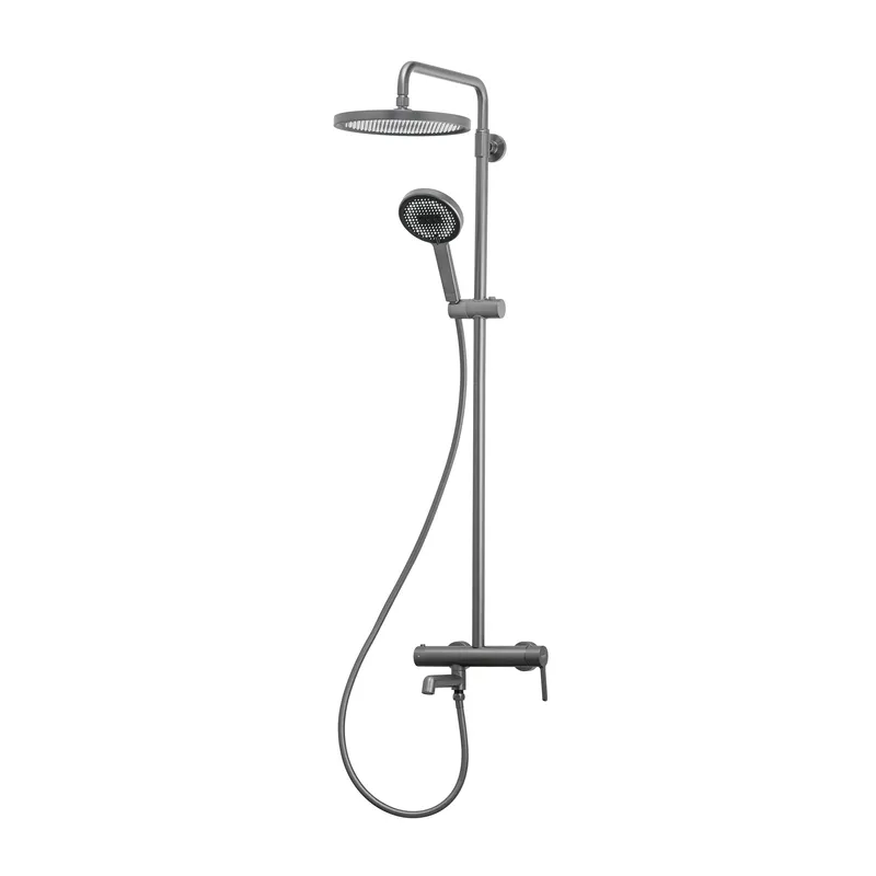 Душевая колонна со смесителем Koer KB-56029-07 3 функции Графитовый (KR5497) Душевая колонна со смесителем Koer KB-56029-07 3 функции Графитовый (KR5497)