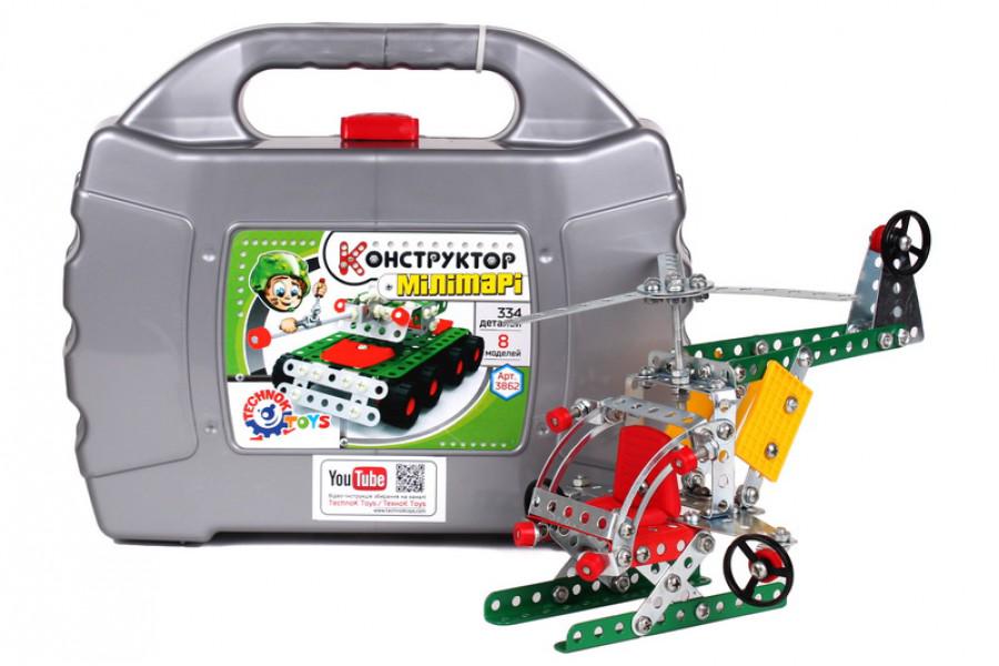 Конструктор металлический ТехноК Милитари (3862)