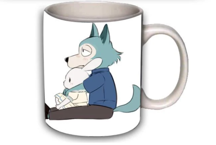 Чашка аниме Выдающиеся звери Белый (z0181)