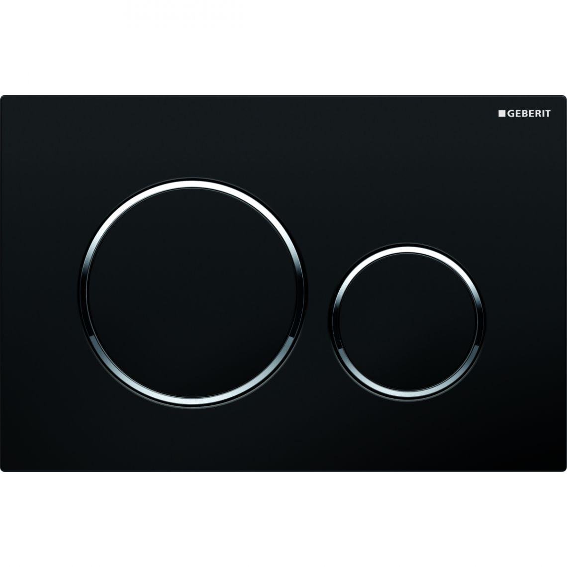 Кнопка слива для инсталляции Geberit Sigma20 115.882.KM.1 Черный (67233)