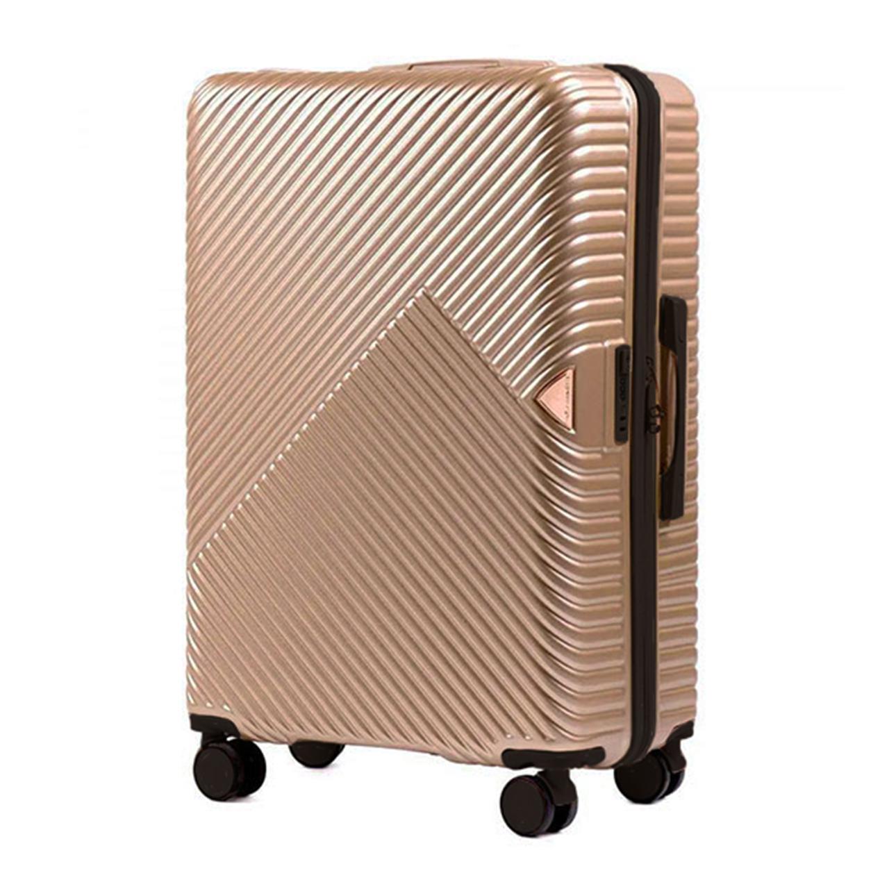 Валіза Wings WN01 велика 97 л Шампань (WN01-L-Champagne-ABS) - фото 1 Валіза Wings WN01 велика 97 л Шампань (WN01-L-Champagne-ABS) - фото 1