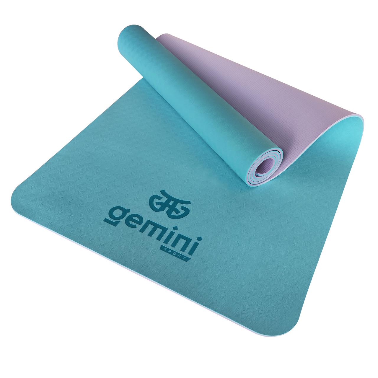 Коврик для фитнеса и йоги Gemini Pro GE-6LBLV TPE/TC 6 мм (14729322) - фото 1 Коврик для фитнеса и йоги Gemini Pro GE-6LBLV TPE/TC 6 мм (14729322) - фото 1