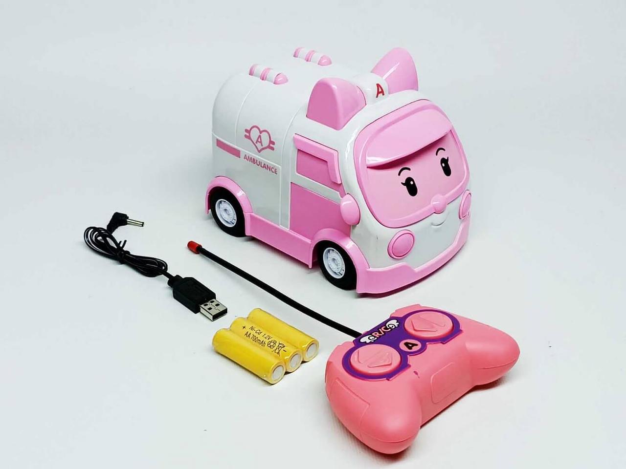 Машинка на радиоуправлении Star Toys Робокар Поли Эмбер Розовый (180-2A)