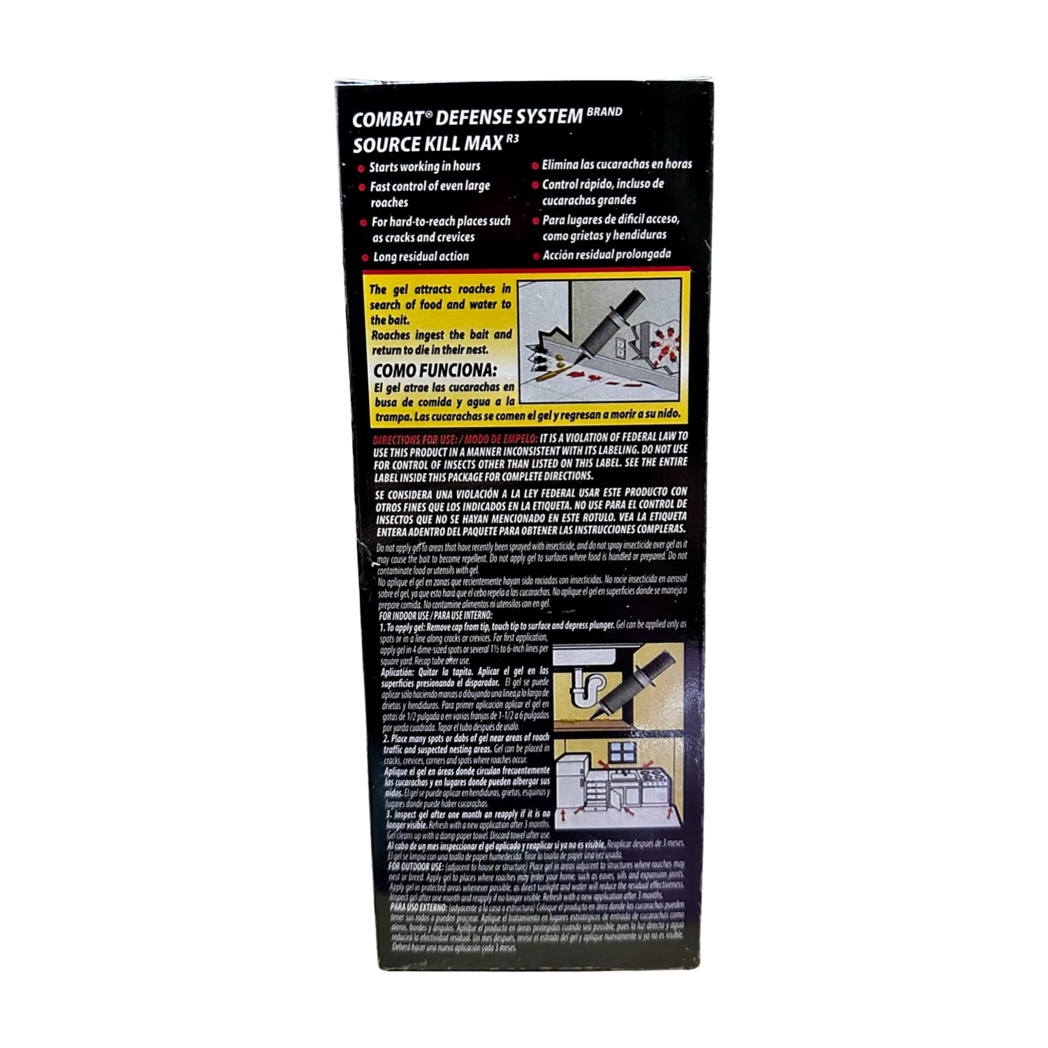 Гель от тараканов и муравьев COMBAT 30 г (562940) - фото 3