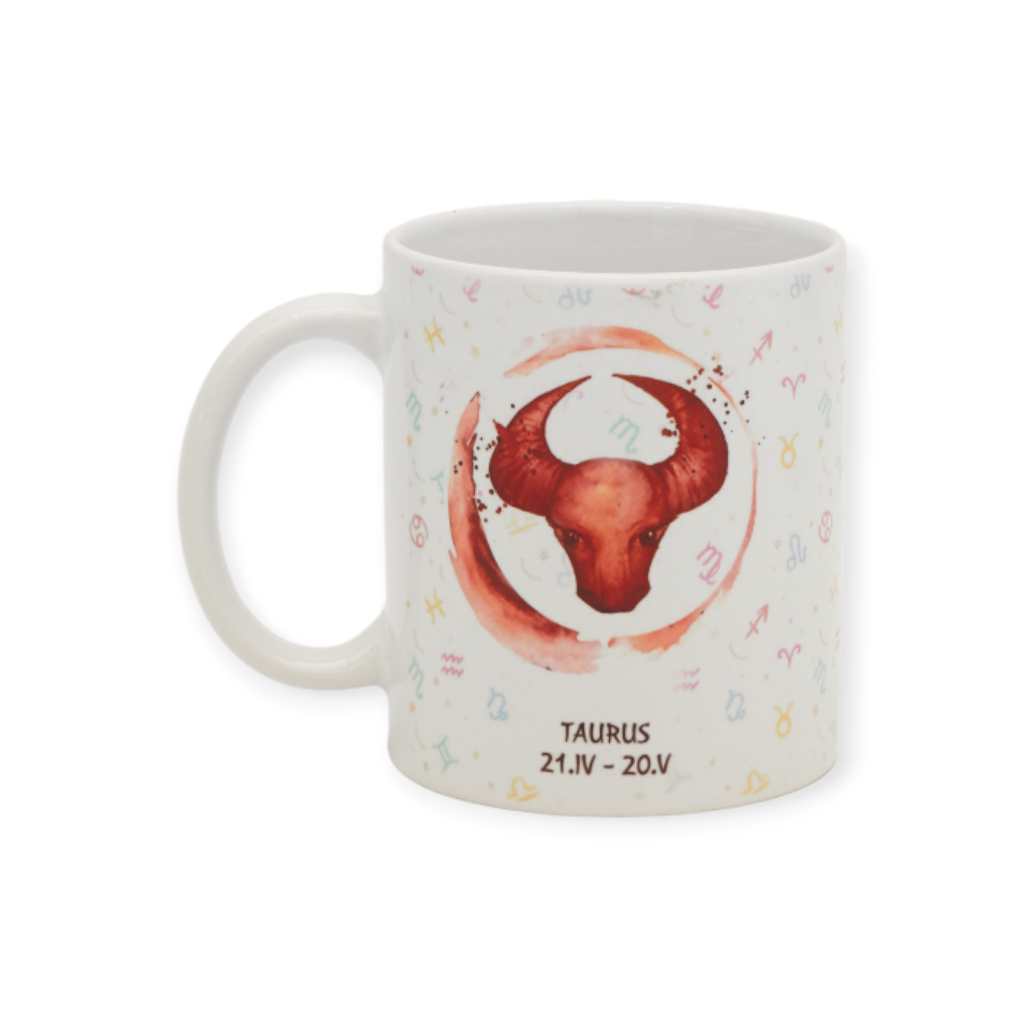 Чашка с принтом знак зодиака Телец 330 мл (01_K1133021130)