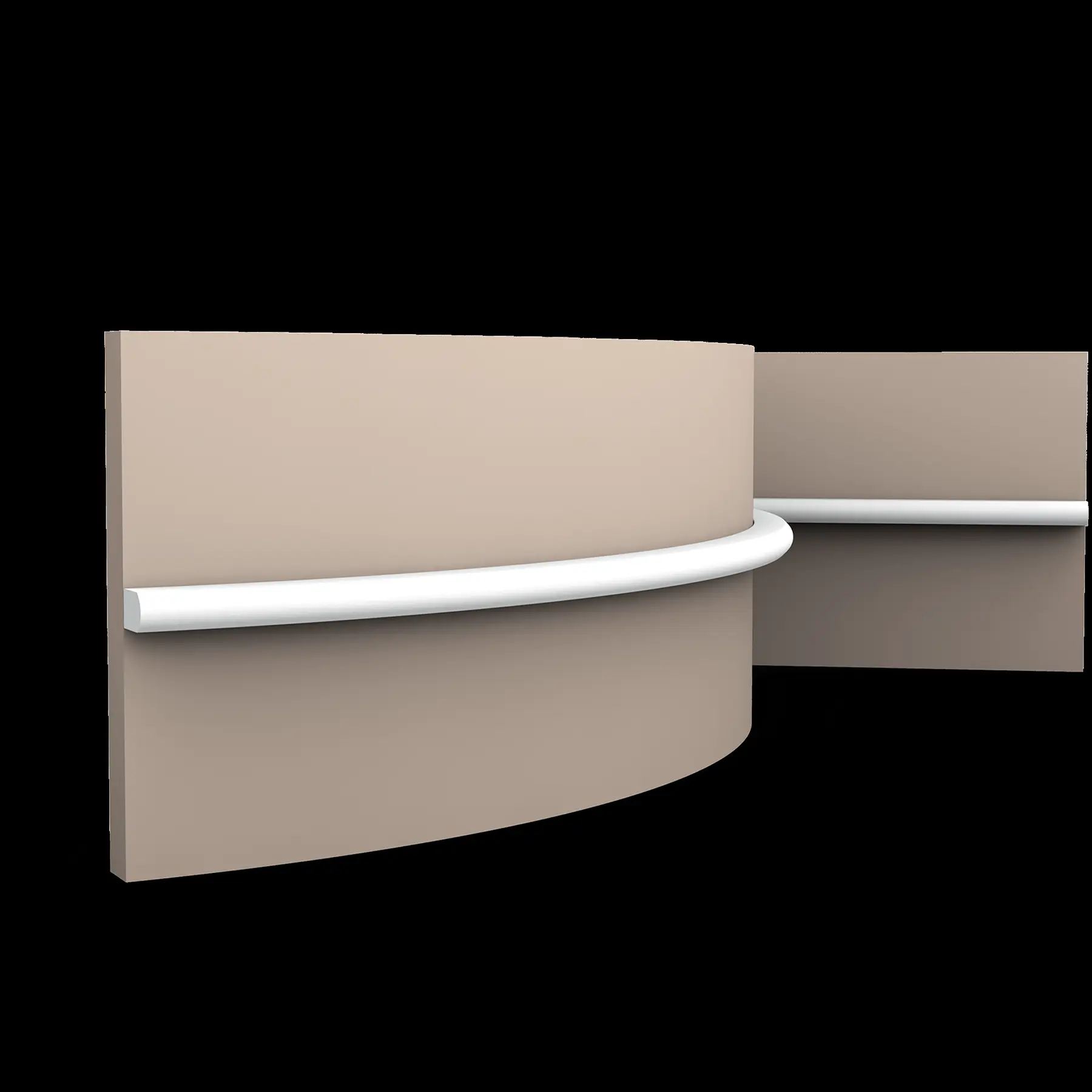 Молдинг гибкий дюрополимер Orac Dеcor 2000х10x18 мм (PX209F)