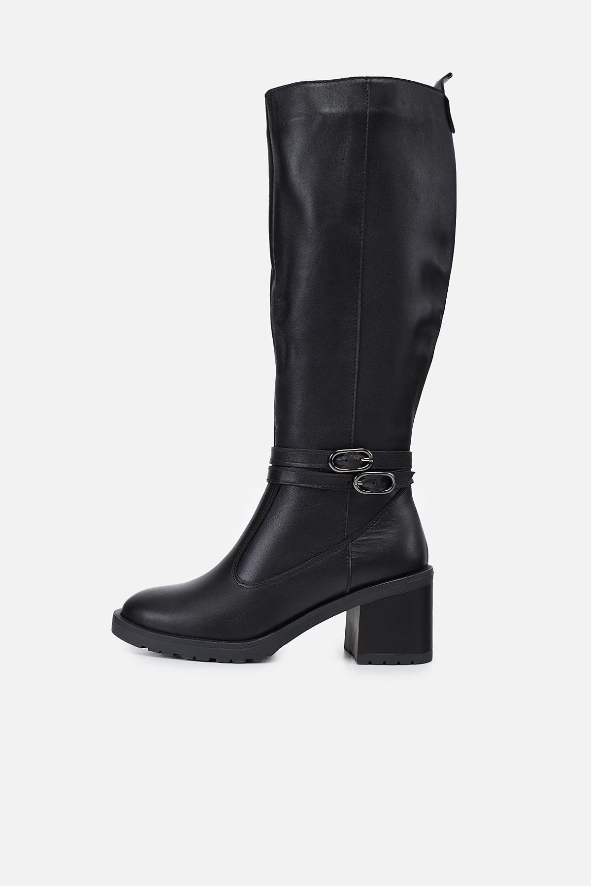 Сапоги женские цвет черный 37 ЦБ-00281479