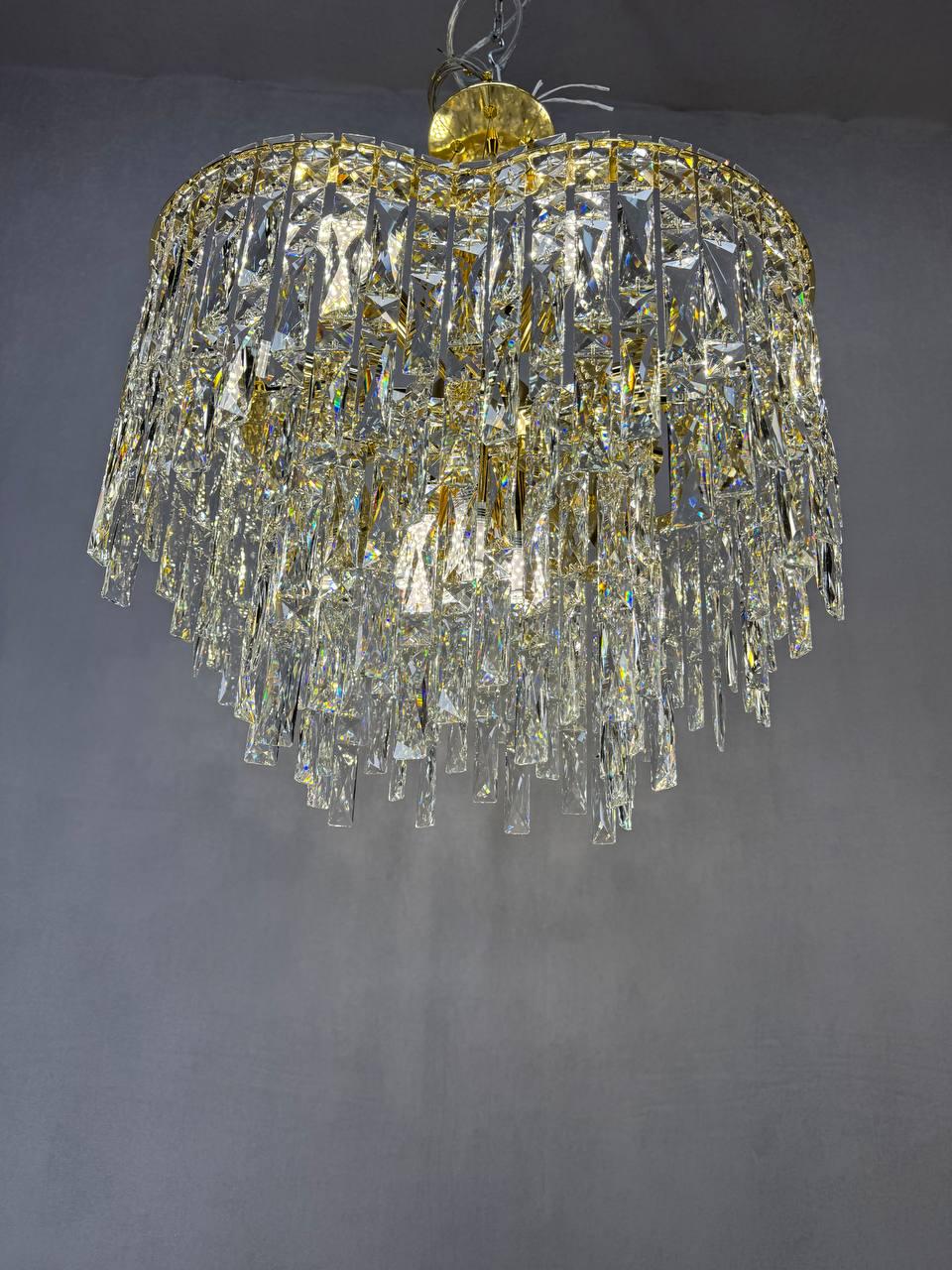 Люстра хрустальная Zilini Z56-600 Золотистый (32173773)