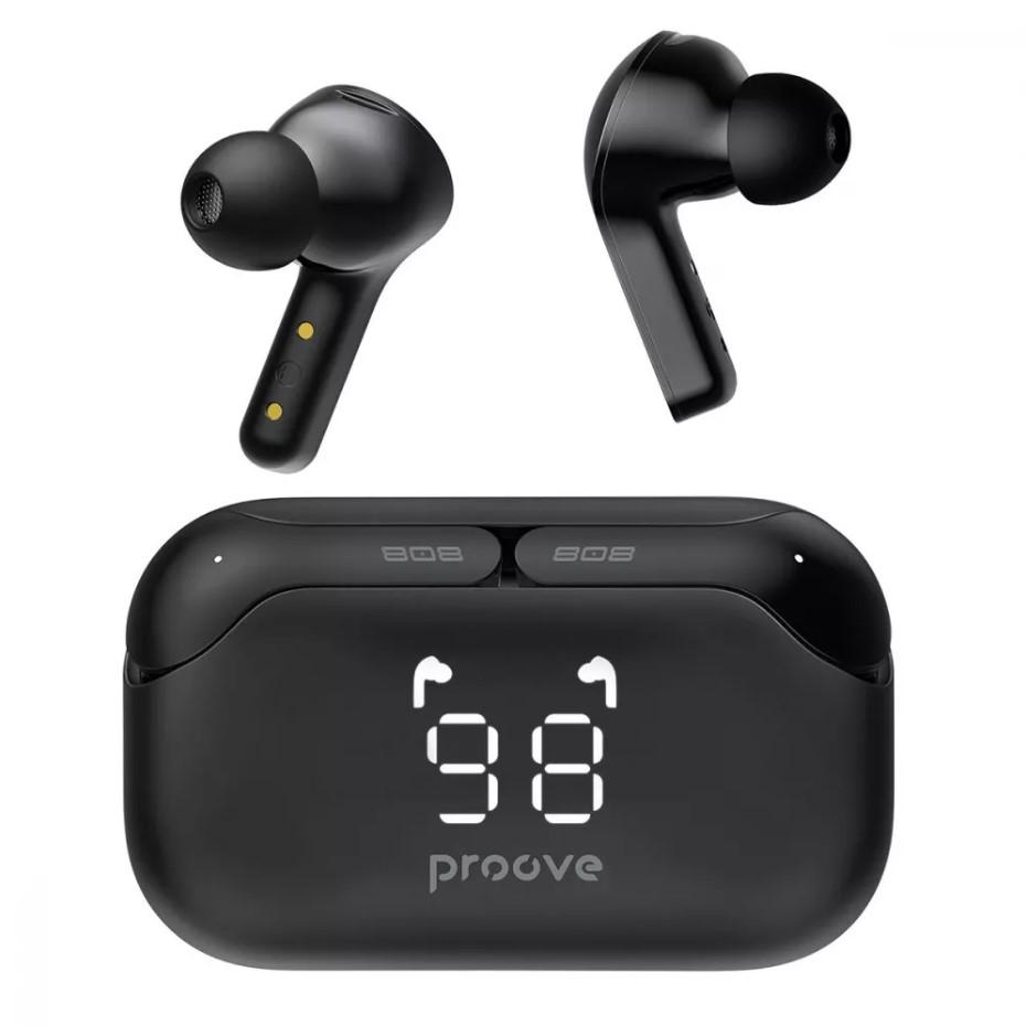 Наушники беспроводные Proove 808 Power TWS Black (000003678)