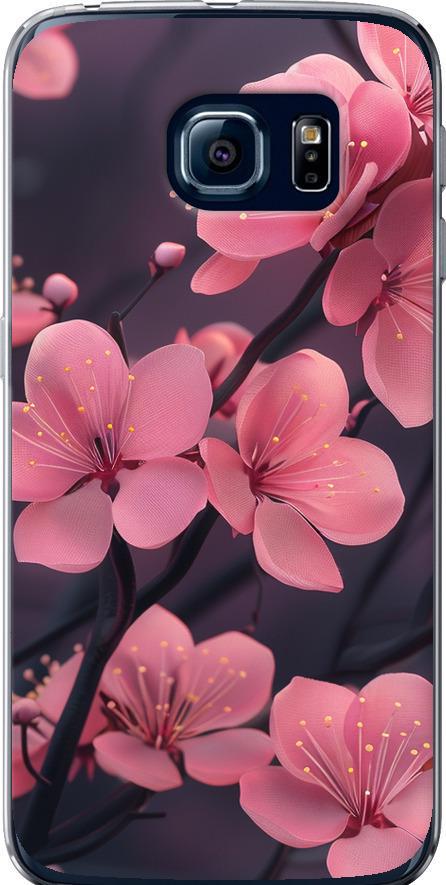 Чехол на Samsung Galaxy S6 Edge G925F Пурпурная сакура (6075u-83-42517) Чехол на Samsung Galaxy S6 Edge G925F Пурпурная сакура (6075u-83-42517)