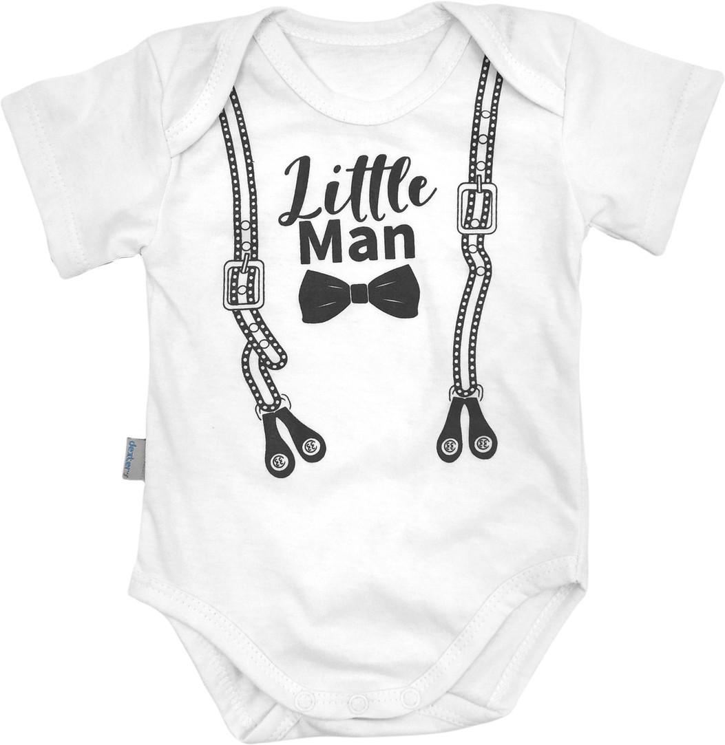 Боди Dexter's Little Man 80 см Белый