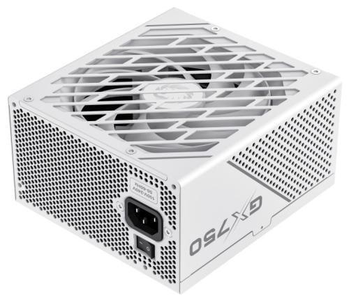 Блок питания 750 Вт, GameMax GX-750 PRO, белый, модульный, 80+ золотистый, Active PFC, 12 см, 3xMolex / 6xSATA / 1x16-pin /