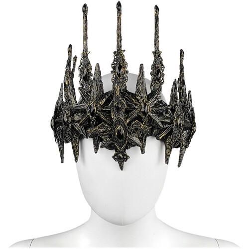 Корона-тіара Seta Decor Hildegard (23-594BLK-GL)