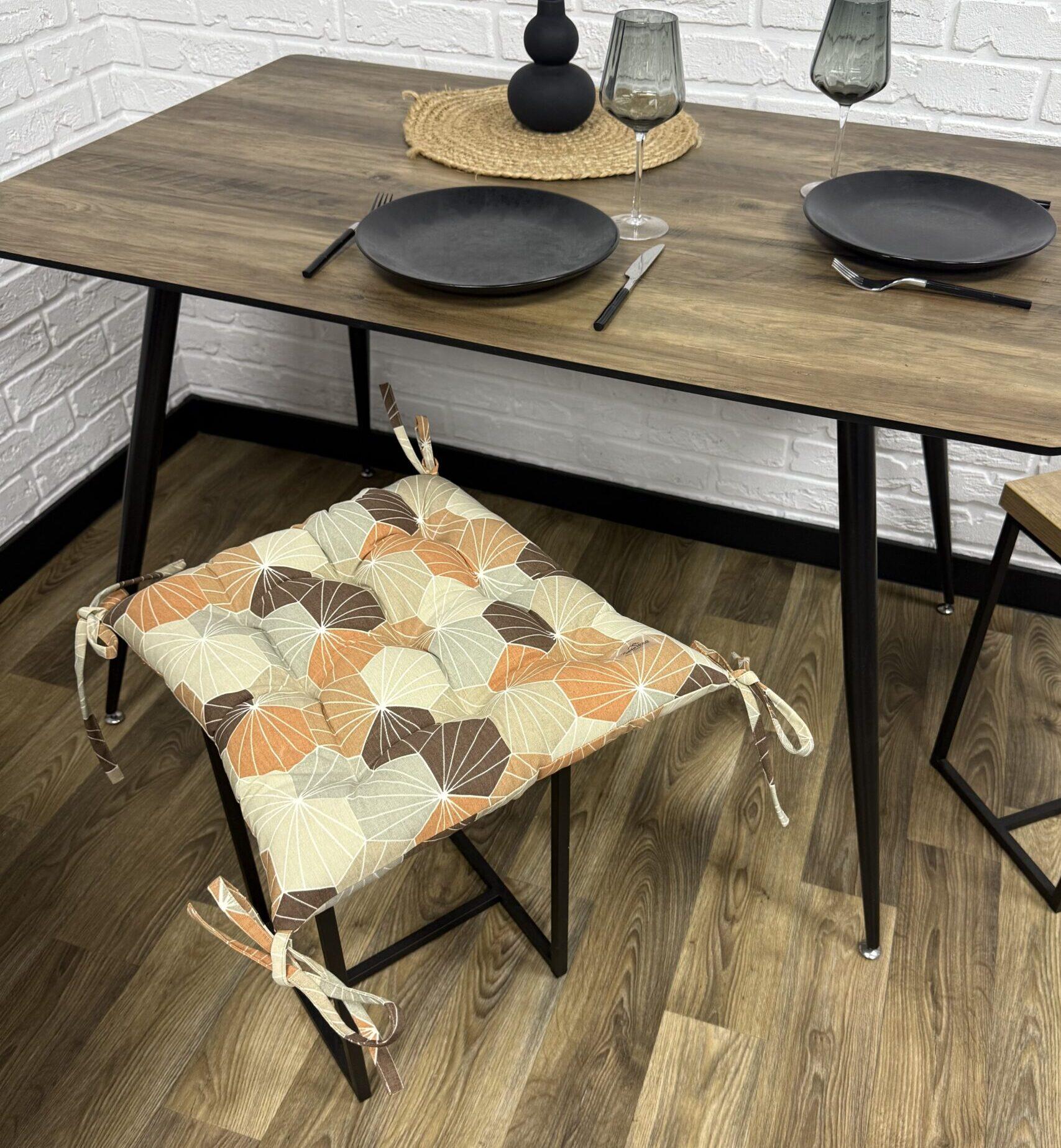 Сидушка Figure Comfort Home на стул/кресло/садовую мебель 40х40 см